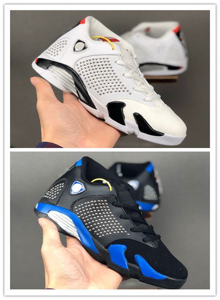 

children sports shoes 2019 new black blue white xiv 14s kids basketball shoes outdoor trainers size 11c-3y