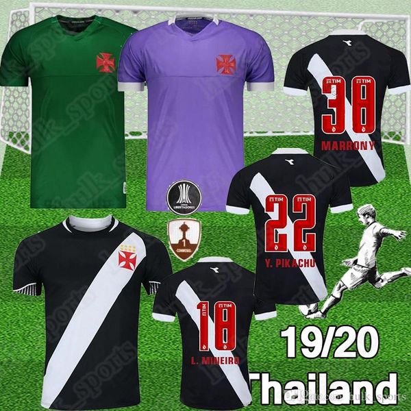 

Thai Vasco da Gama Soccer Jerseys 19 20 MAXI Y.PIKACHU Camiseta de fútbol A.RIOS PAULINHO Camisola de futebol FABIANO MURIQ football jersey