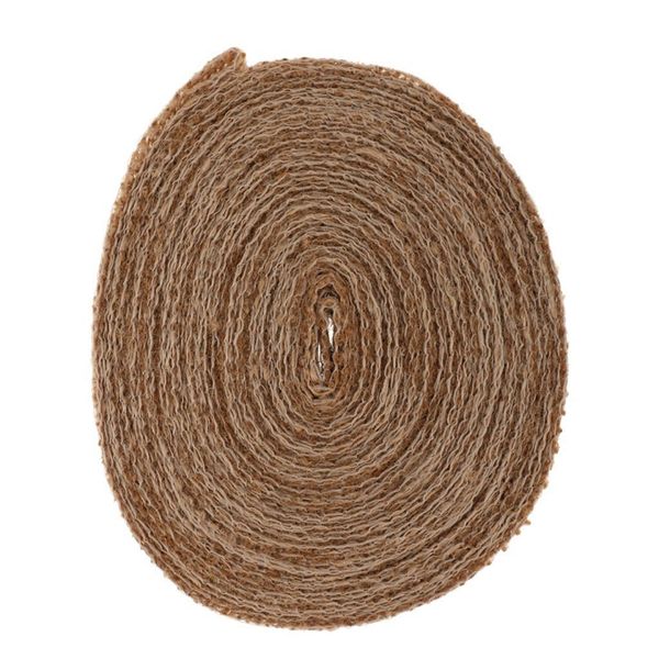 

wsfs 10m burlap ribbon for diy party wedding christmas decor arts crafts - 6cm