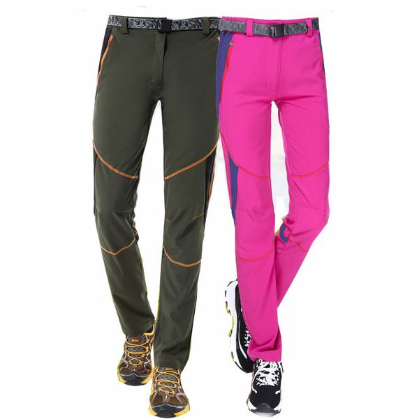 

ckahsbi camping pants windproof fishing trousers mens women hiking pants waterproof mountain outdoor sport climbing trousers, Black;green