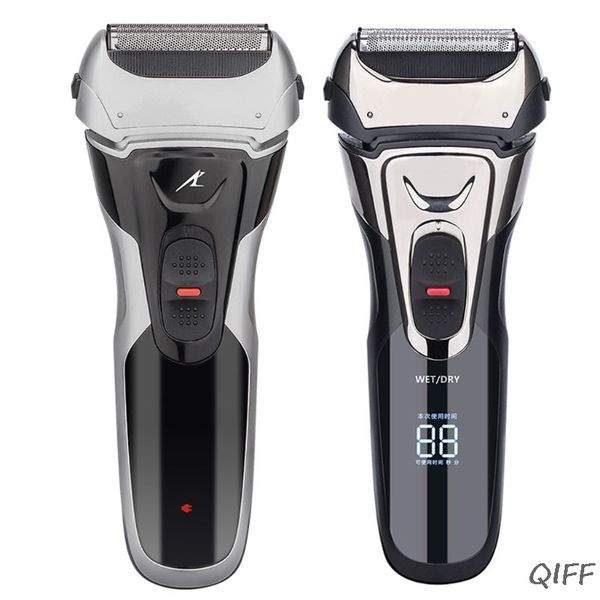 

1set men electric shaver usb rechargeable electric razor wet dry beard trimmer