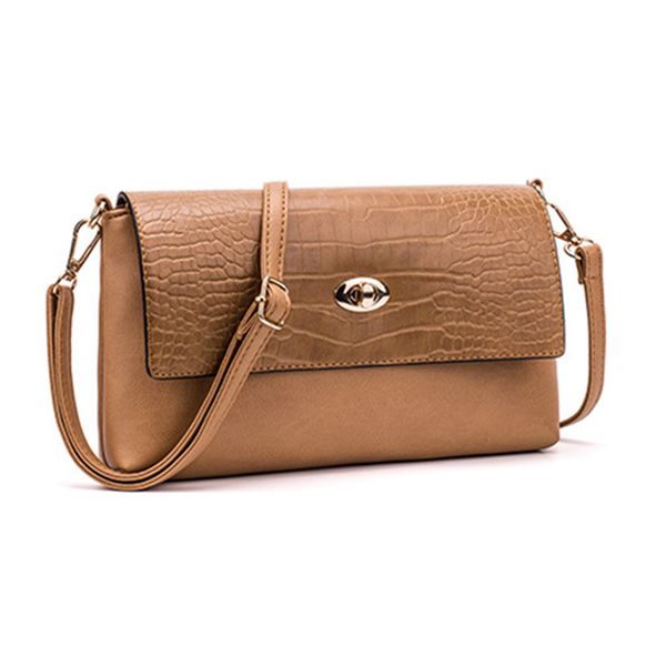 

женские сумки сумка сцепления случайных женщин малый crossbody коричневый