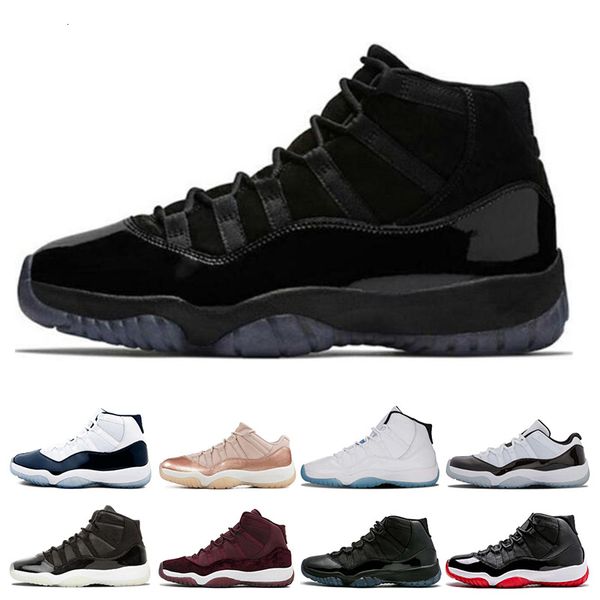 

new concord 45 11 xi 11s cap and gown mens basketball shoes prm heiress gym red chicago platinum tint space jams sports sneakers
