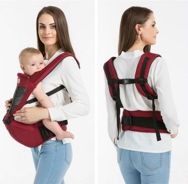 

multifunctional baby carrier infant baby hipseat carrier front facing ergonomic kangaroo baby wrap sling for travel with color box