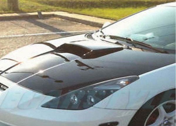 Für 00–05 Celica Zzt231 C1 Motorhaube, Motorhaube, Lufteinlassschaufel, schwarze Grundierung, unlackiert