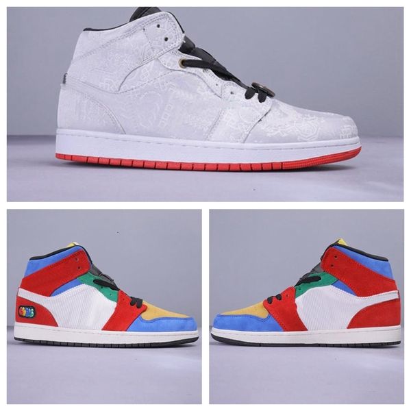 

2020 новых 1s середина сгусток х бесстрашный один синий большой баскетбол обувь мужчины женщины 1 royal family кроссовки размер 36-45