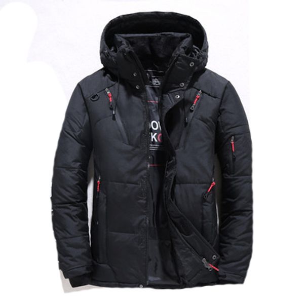 

Mens Fashion Designer Parkas Down Jacket Outdoor Short Clothing Thickening Casual Duck Down Clothing College Points 2019 New Size M-4XL