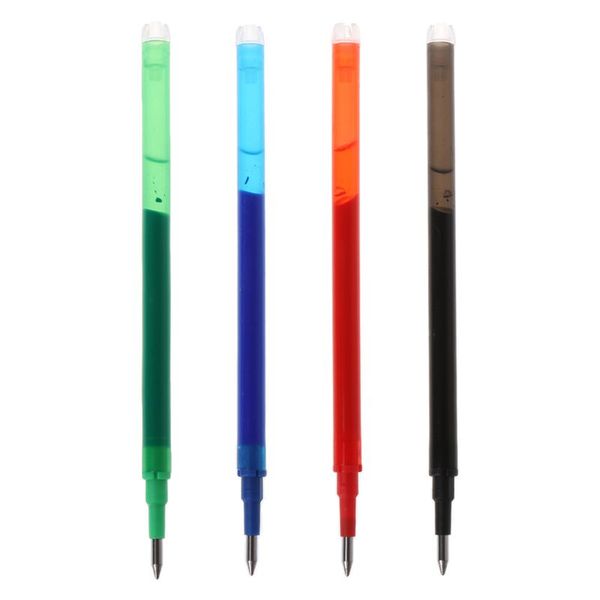 

5pcs black green blue red ink erasable gel pen refills rods large capacity writing replacement school supplies stationery