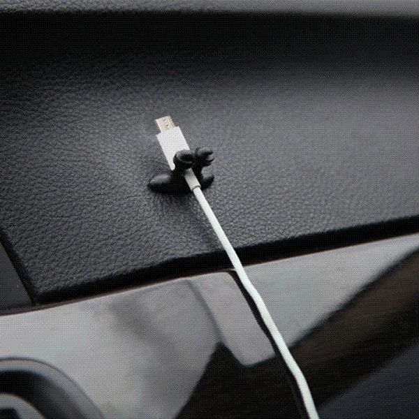 

8Pcs Multifunctional Cable Clip Charger Cable Holder Adhesived Clasp Headphone Earphone Cable Organizer Wire Storage car-styling