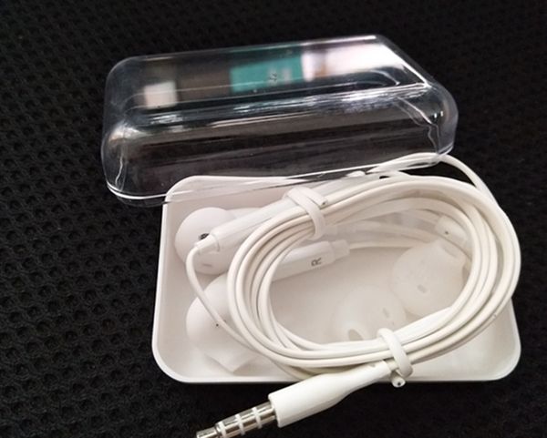 

200pc lot head et in ear headphone with remote mic for am ung 6 plu 7 8 note 4 5 7 earphone with retail box