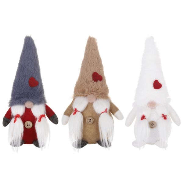 

plush gnome doll christmas ornaments swedish santa with tied beard nordic elf figurine home holiday decoration