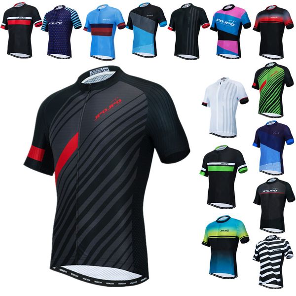 

jpojpo black cycling jersey men summer anti-uv bike clothing pro team bicycle mtb jersey racing cycling shirt ropa, Black;red