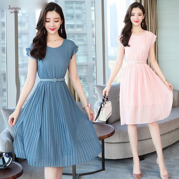 

2019 dresses new bodycon korean boho summer plus size solid sundress elegant women beach midi short sleeve vestidos, Black;gray