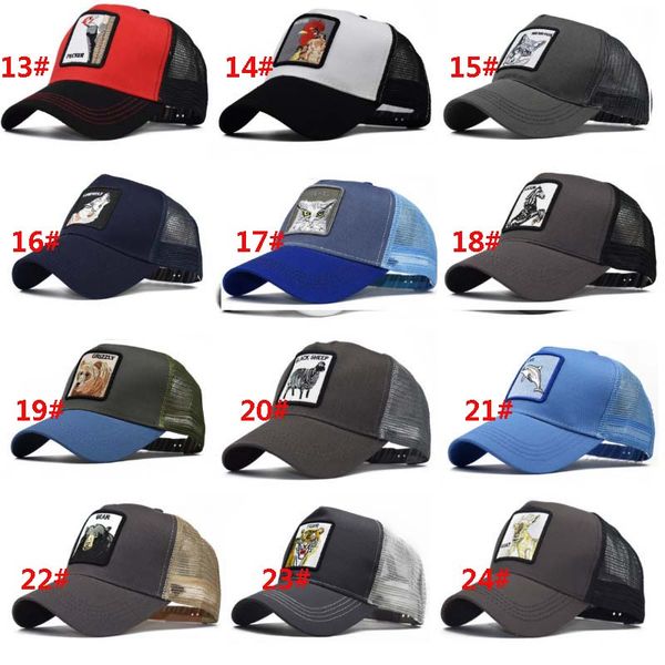 

Взрослые женщин людей животных вышивки шапки Лето Trucker Hat Snapbacks Бейсбольный мяч Cap