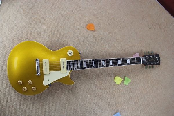 

Yellow goldp90 lp tandard electric guitar mu ical in trument guitar in tock