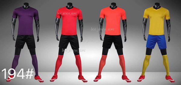 

Football Suit Men's Suit Printed Football Training Suit Short-sleeved Coat Short-sleeved Coat + Short Pants for Summer Matches 194