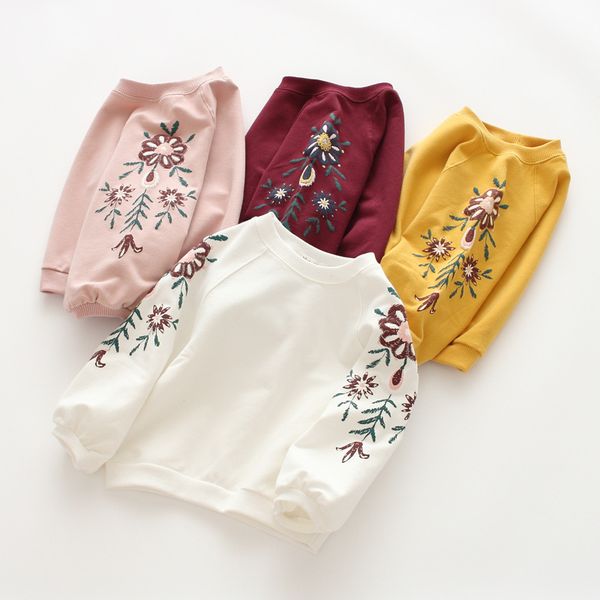 

girls autumn new sweater children's t-shirt children's sweater gigrl clothes baby girl clothes girls cotton long sleeve, Black