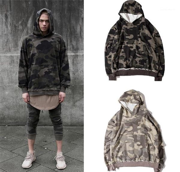 

толстовки хип-хоп мужские дизайнерские толстовки камуфляж печатный уличный негабаритный прохладный свободный пуловер с длинными рукавами с к, Black