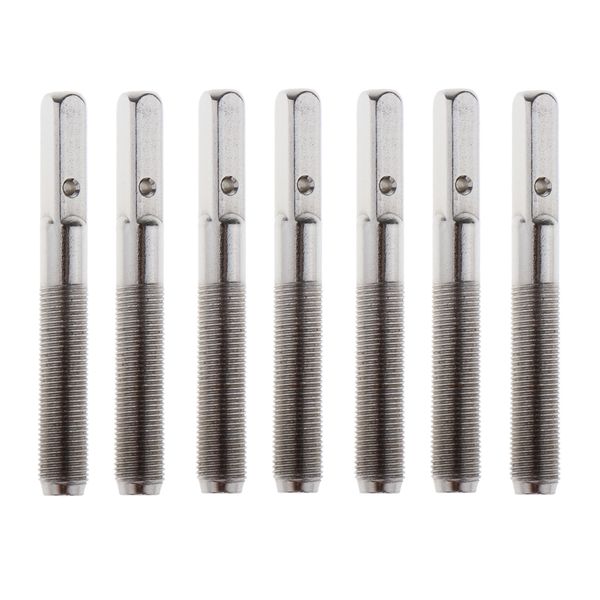 

7 pack steel guitar solid string pin pegs set for lyre harp instruments parts