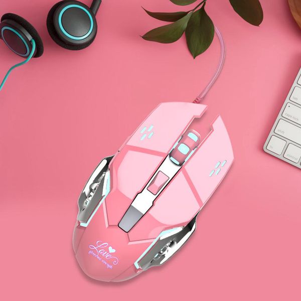 

6 кнопок 3200 dpi оптическая usb led проводная игровая мышь для портативного компьютера pc