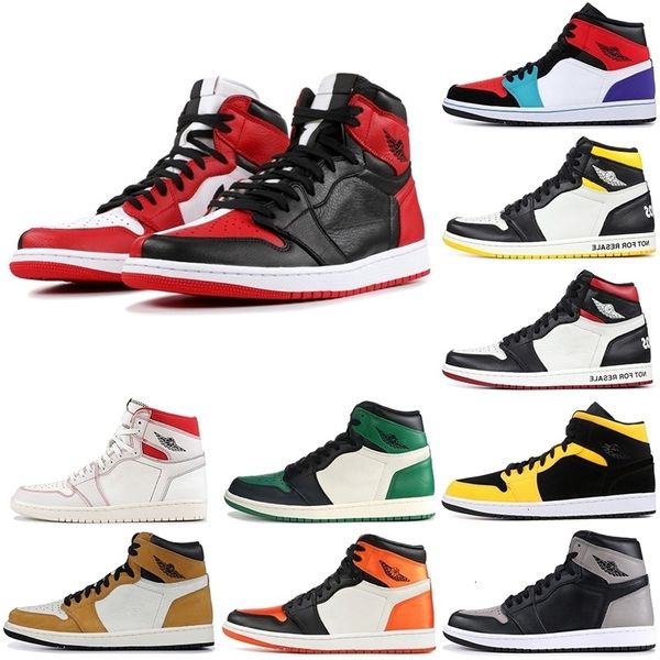 

1 basketball shoes off mens chicago 1s high og ts mid sneakers sail university red white black women trainers sport luxury designer shoes