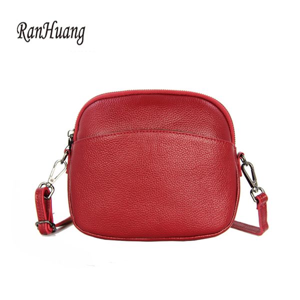 

ranhuang new arrive 2020 women's genuine leather shoulder bags fashion small messenger bags girls crossbody a1791