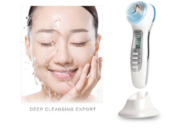 

UP002 3MHz Ultrasonic Massage Skin Care Galvanic Facial Deep Cleaning Face Lift 4 LED Light Photon Acne Removal Spa Beauty Machine