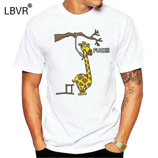 

gifts-t-shirt-fun giraffe hangman, White;black