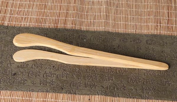 

новая столовая деревянного клип чай пинцет bacon чай щипцы bamboo кухня салат еда toast 18см