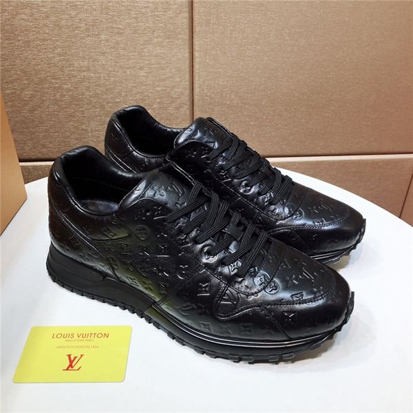 

fashion platform studded shoes cowhide casual sports men's shoes luxury design wild casual shoes sizes 39-45 02, Black