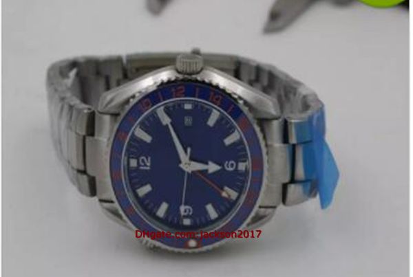 

christmas gift watches new 600m stainless steel bracelet mens automatic watch blue ceramic bezel luxury mens sport wrist watches, Slivery;brown