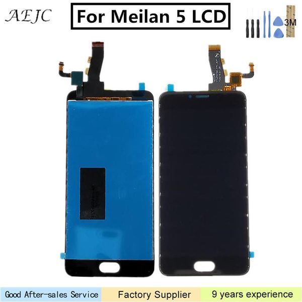 

5.2inch Для MEIZU M5 M611A M611H ЖК-дисплей с сенсорным экраном Digitizer Ассамблеи для Мейлань 5 LCD