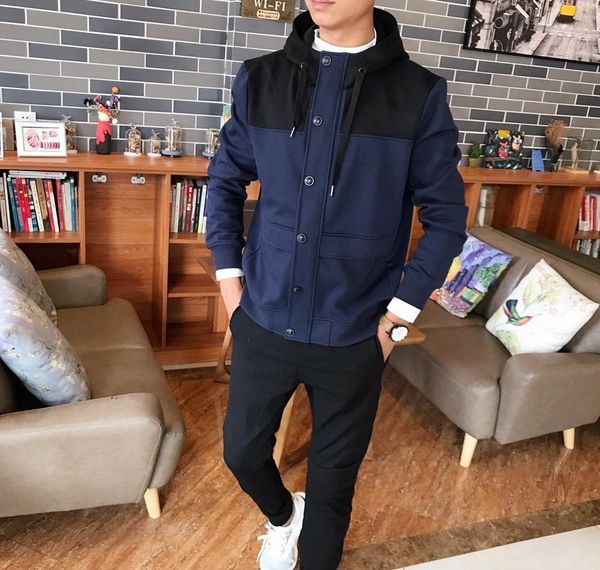 Windbreak Designer North Mens Winter Coats Cotton Thick Warm