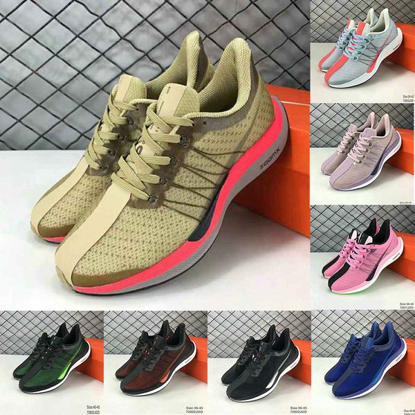 

2019 new zoom pegasus turbo mens women designer trainers running shoes light green black white red pink designer trainers shoes eur 36-45