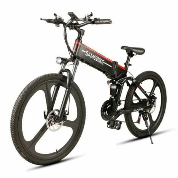 

samebike lo26 folding bike electric bike e-bike 350w e-mountain bike, Silver;blue