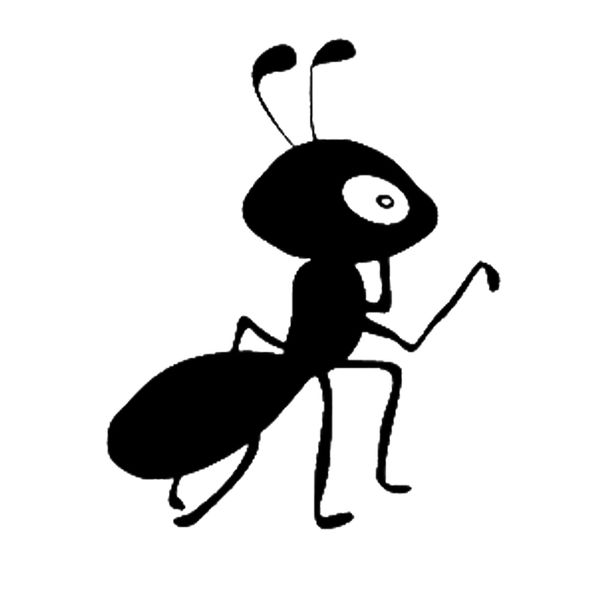 

12.7cm*15.8cm cartoon ant car full body decor pattern vinyl decal animal car sticker car accessories