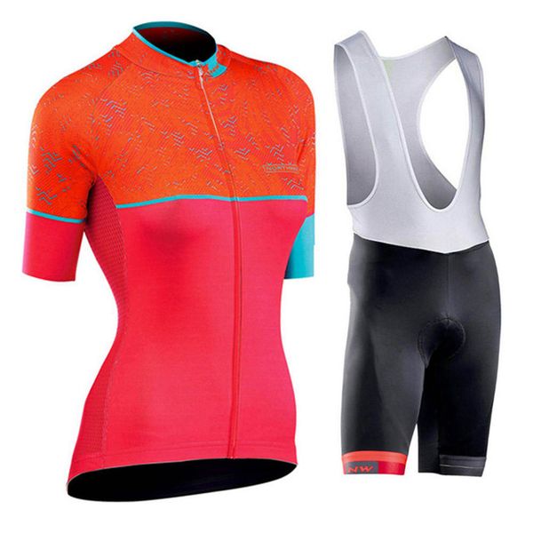 

northwav women summer cycling jersey set short sleeve clothes quick dry bike wear riding clothing set, Black;blue