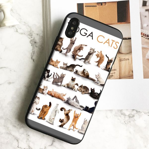 

capa luxury kittens yoya art phone case для iphone 11 pro xs max xr 8 7 6s plus 5 se case мягкий черный силиконовый чехол tpu