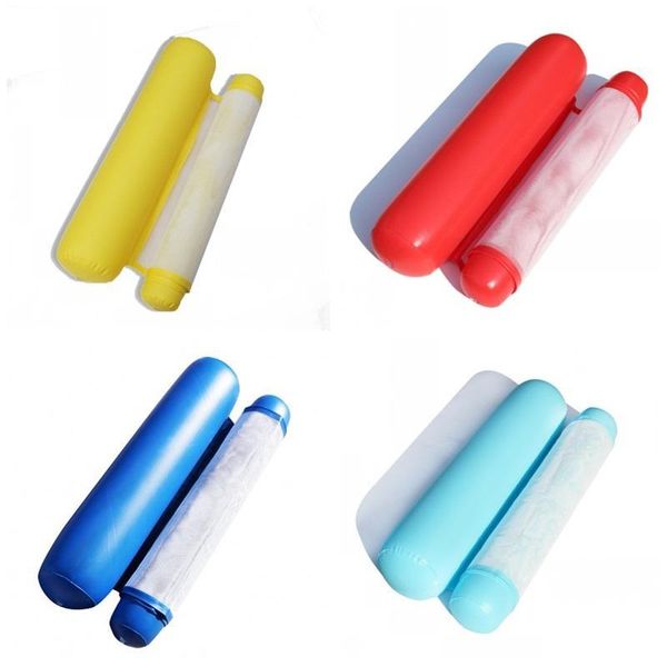 

foldable water floating bed dual purpose backrest floatings row and child inflatable lounge chair yellow red 15gc c1