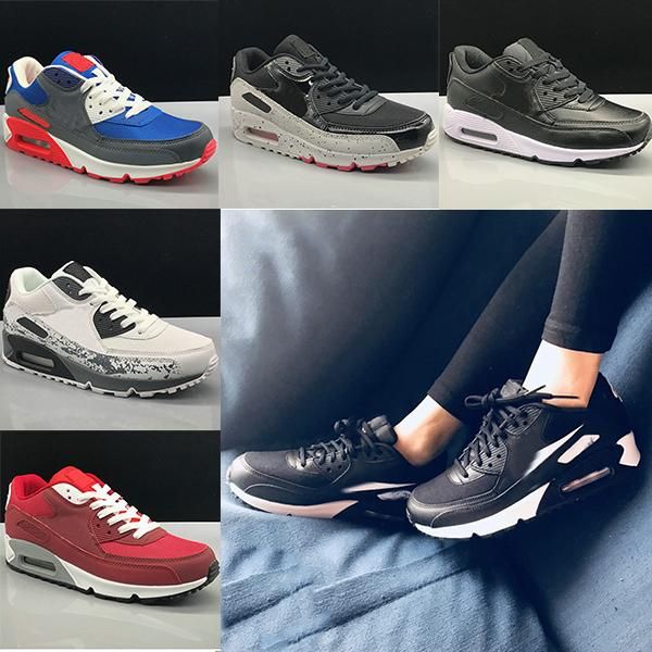 

sneakers shoes surface breathable classic 90 men and women shoes sports trainer soft cushion shoes 36-45 ing