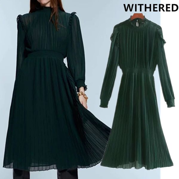 

withered 2019 england elegant office lady pleated party midi dress women vestidos de fiesta de noche vestidos maxi dress blazers, White;black