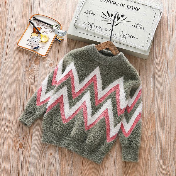 

2019 новый полосатые мальчиков свитер осень зима infant мальчик верхняя одежда хлопок свитер дети дети трикотаж марка, Blue