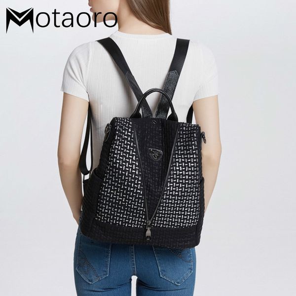 

genuine leather both shoulders backpack school bags for teenage girls trend v form women backpack anti theft sac a dos mochila