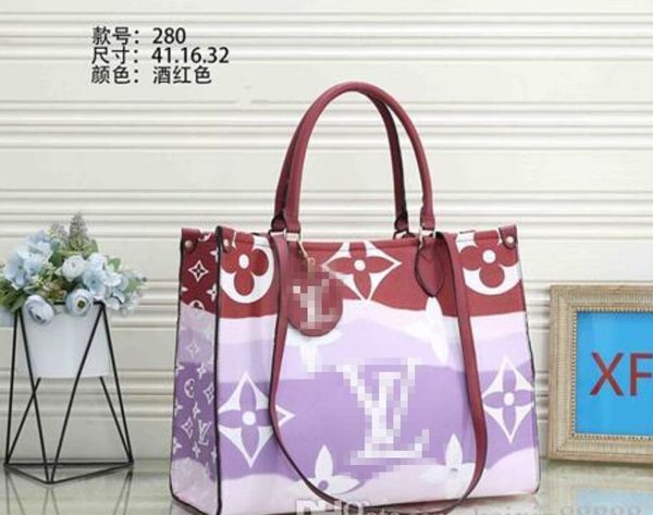 

designer women handbag purse flower onthego gm clutch tote escale speedy crossbody luxury pu leather shopping shoulder bag