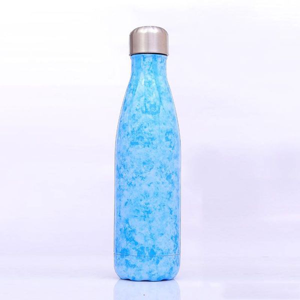 

selling for outdoor unique design food grade stainless steel cola bottle l double wall vacuum insulated reusable leakproof water bottle