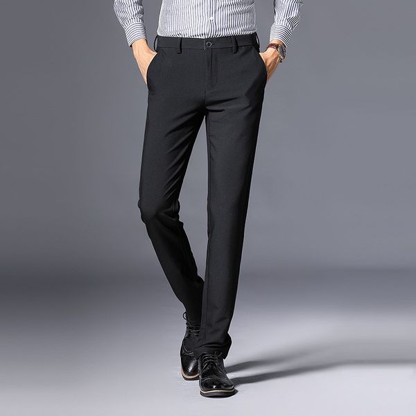 

mrmt 2019 brand new spring and autumn season west pants men's trousers youth fashion casual pants for male long trousers, Black