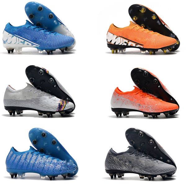 

mercurial superfly vii 7 360 elite se ag mds 001 cr7 ronaldo neymar njr mens boys high soccer shoes football boots cleats, Black