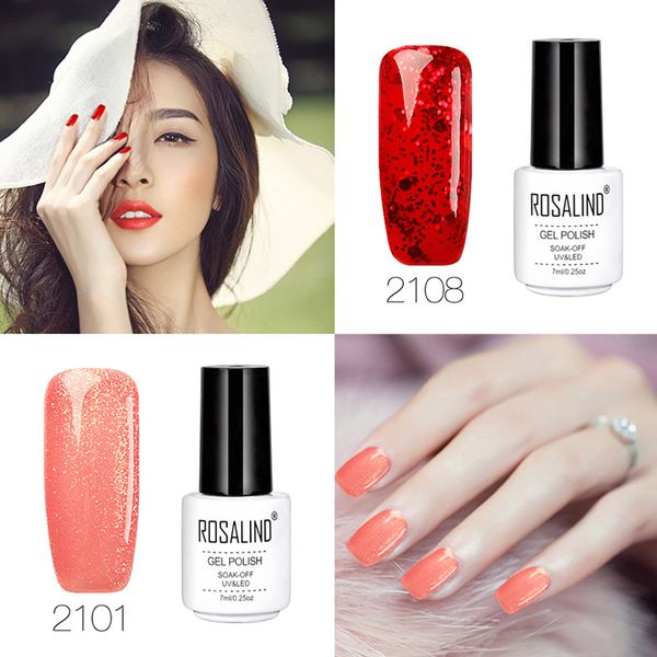 

white bottle 7 ml diamond glitter color gel nail polish nail base coat uv led gel long lasting lacquer glue 32 colors