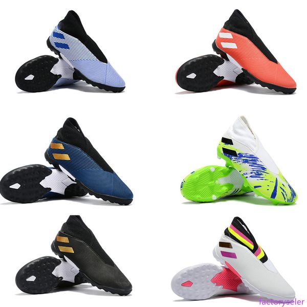 

2019 новейших люди прибытия nemeziz 19.3 нет шнурки fg tf футбол обувь водонепроницаемого месси chaussures крытого футбола бутсы обувь разме