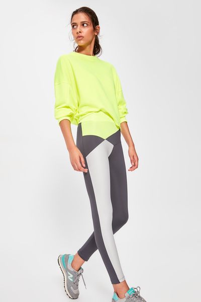 

trendyol с цветом блок спорт гетры twoaw20ta0039, Black;white